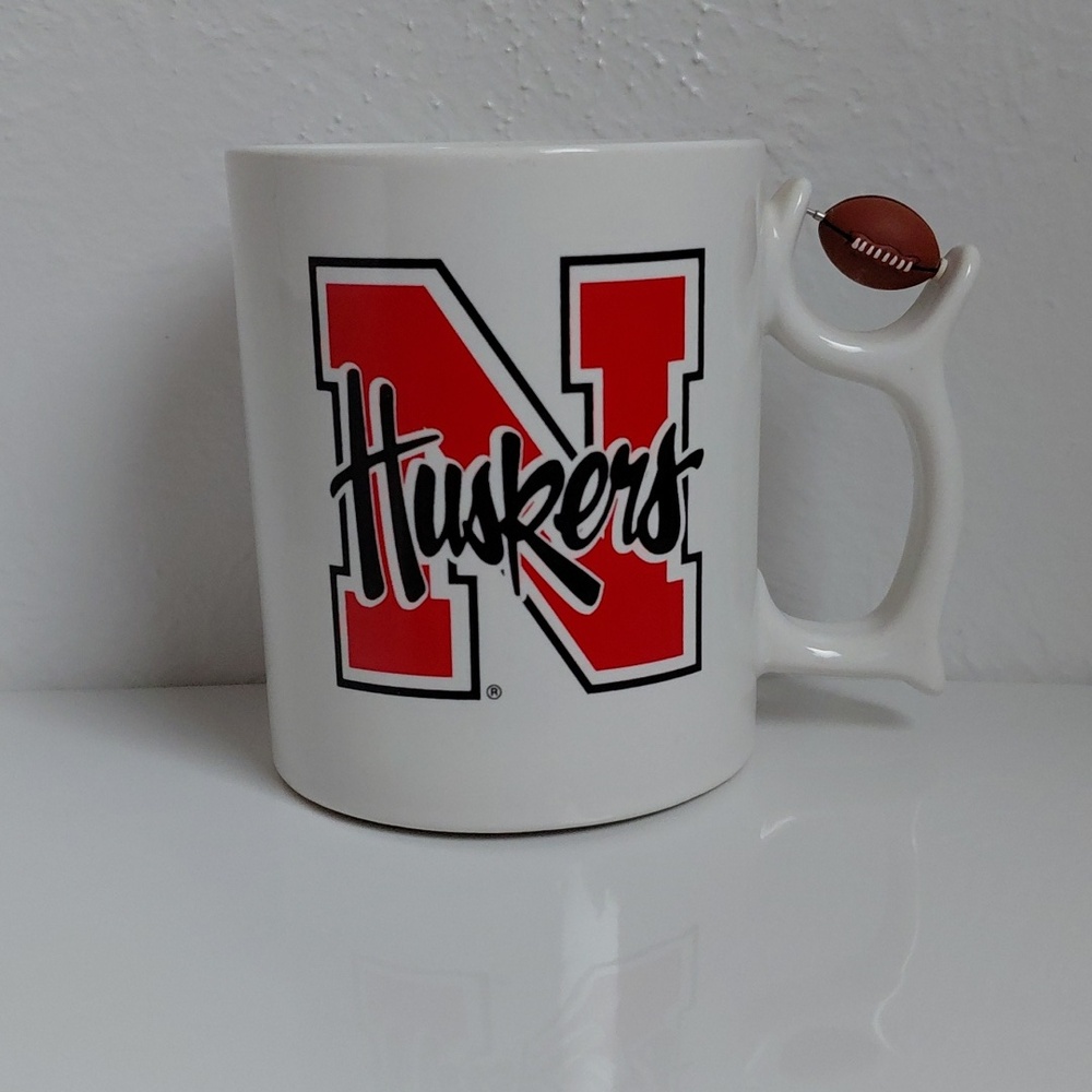 Nebraska Huskers Football Spinner Coffee Mug